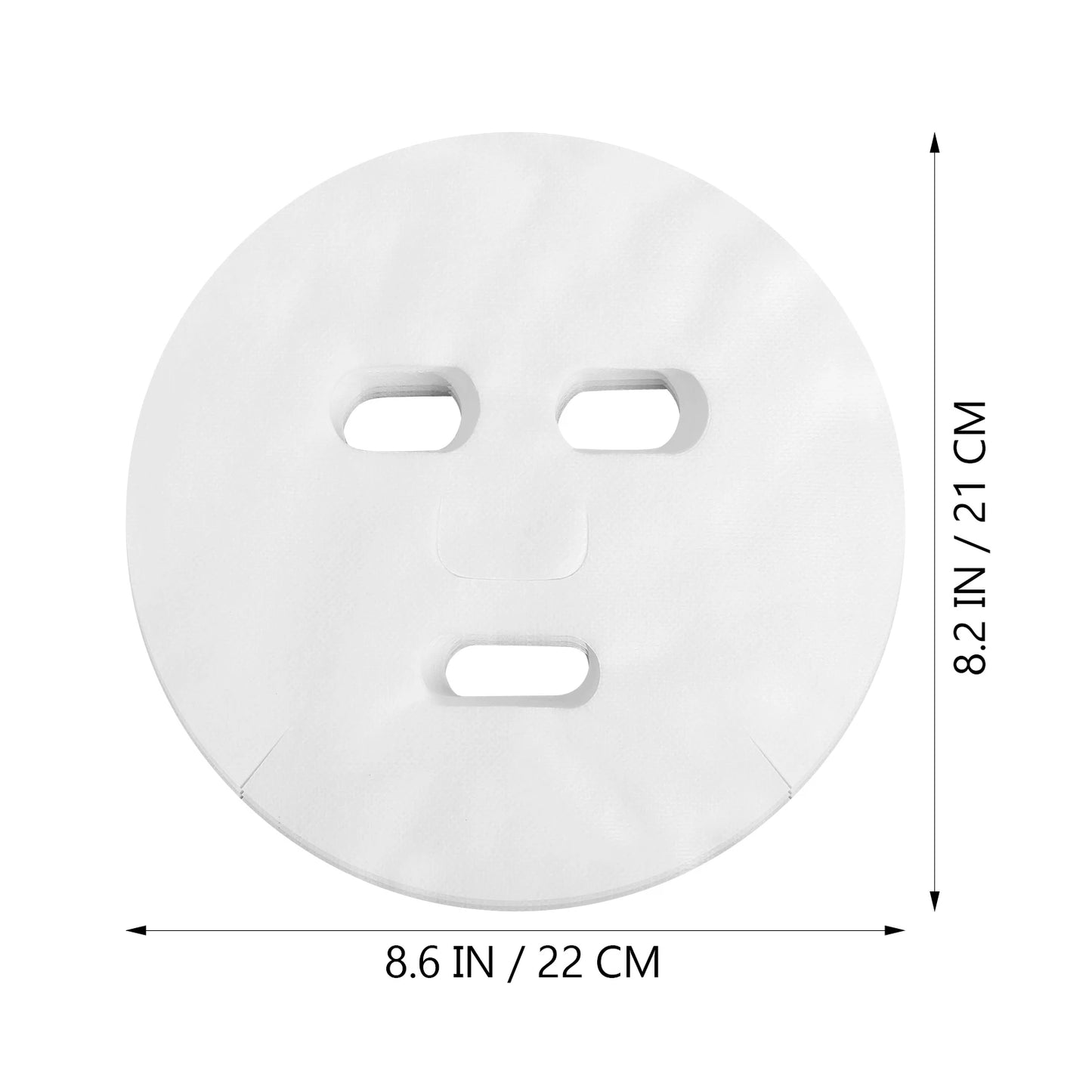 100pcs Masks Disposable Facial Mask Cotton Paper Facemask Ultrathin DIY Full Face Skin Care Beauty Tool