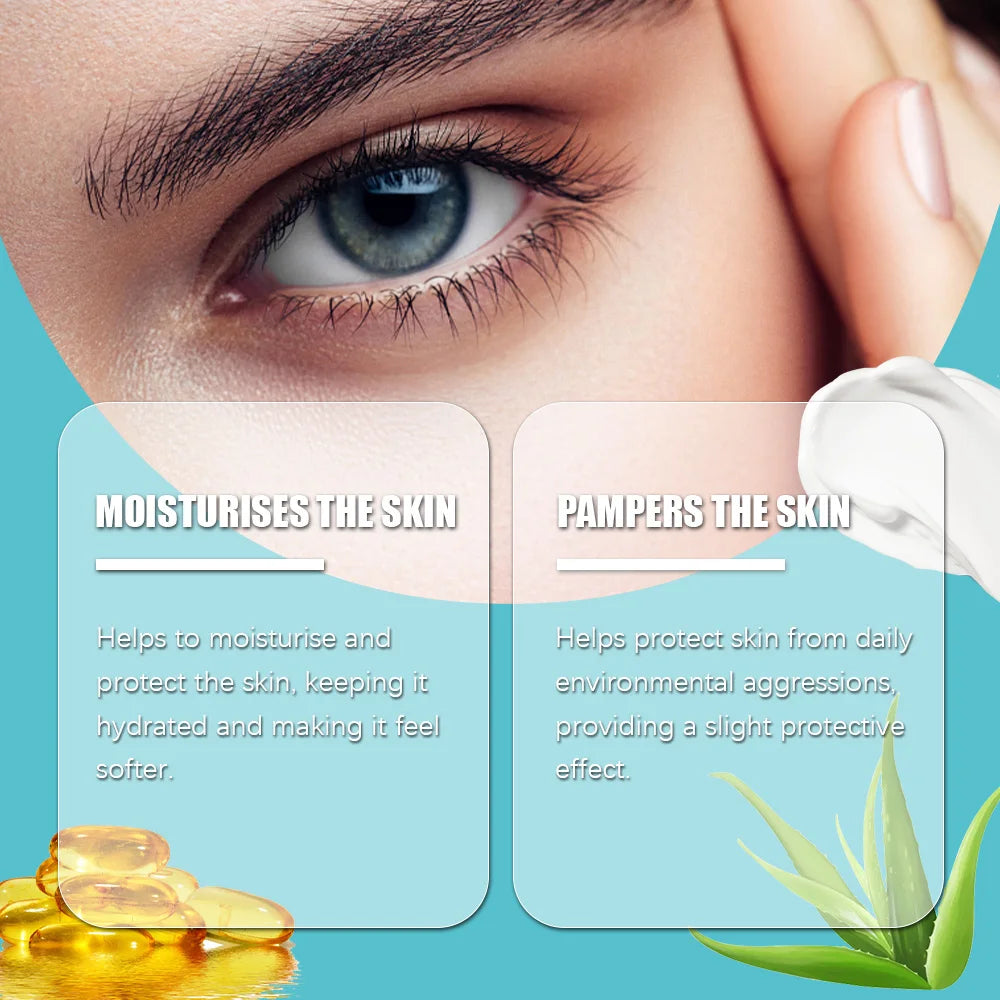 100g Hydrating eye cream: Caffeine + niacin aminosalicylic acid + peptide complex + rye extract