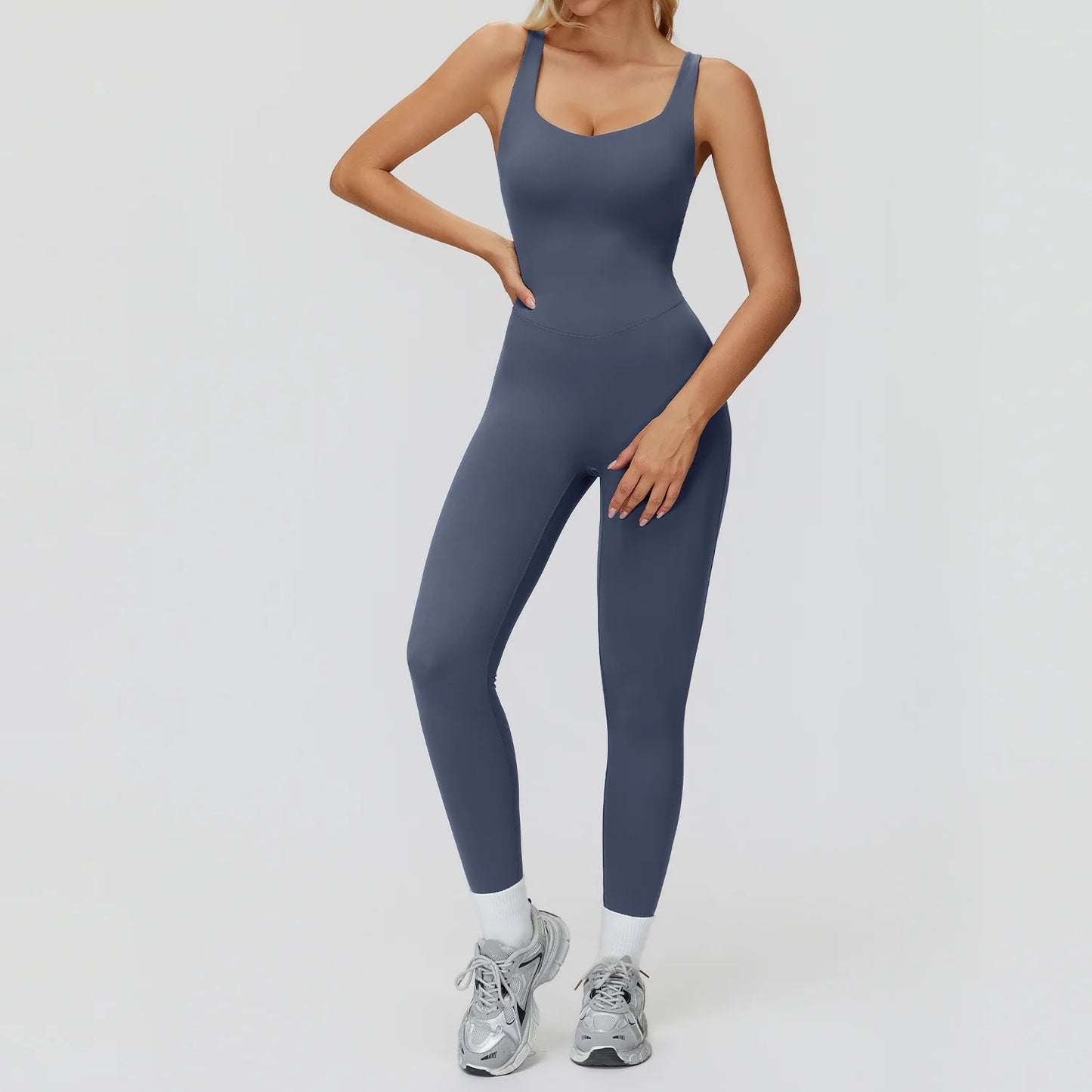 Yoga Set Women's Tight fitting Slimming Jumpsuit Running Exercise fitness Suit Women One-Piece Quick Dry Gym Workout Tracksuit