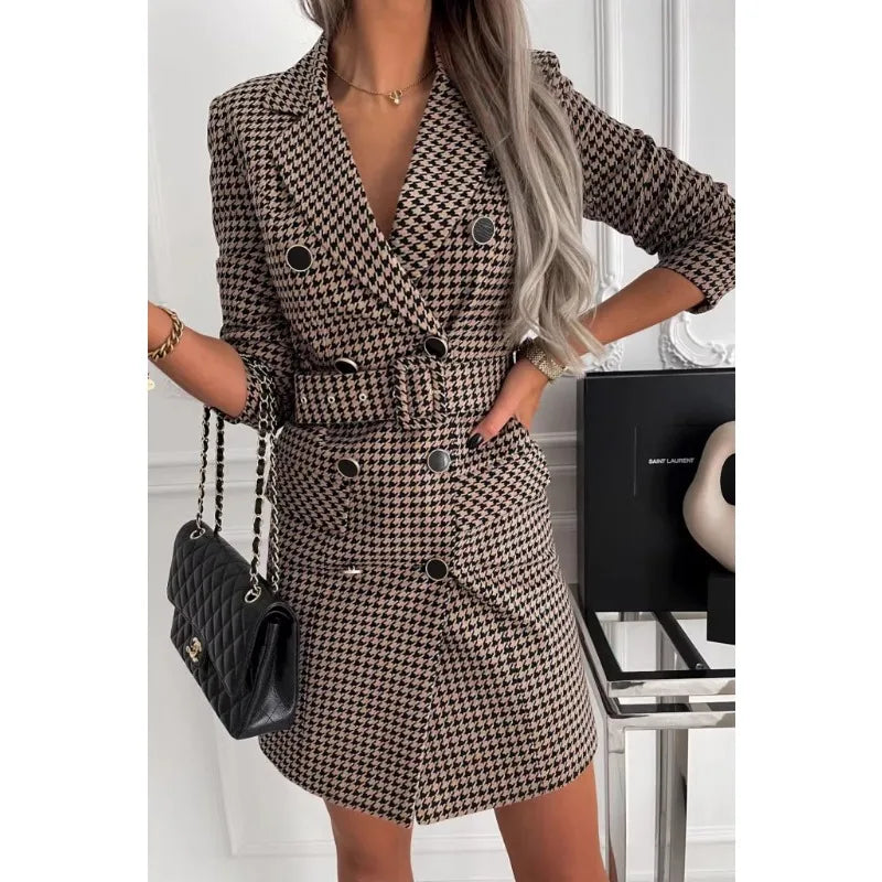 2024 fashion bestsellers hot selling casual and fashionable women in large quantities Amazon new checkered jackets in stock