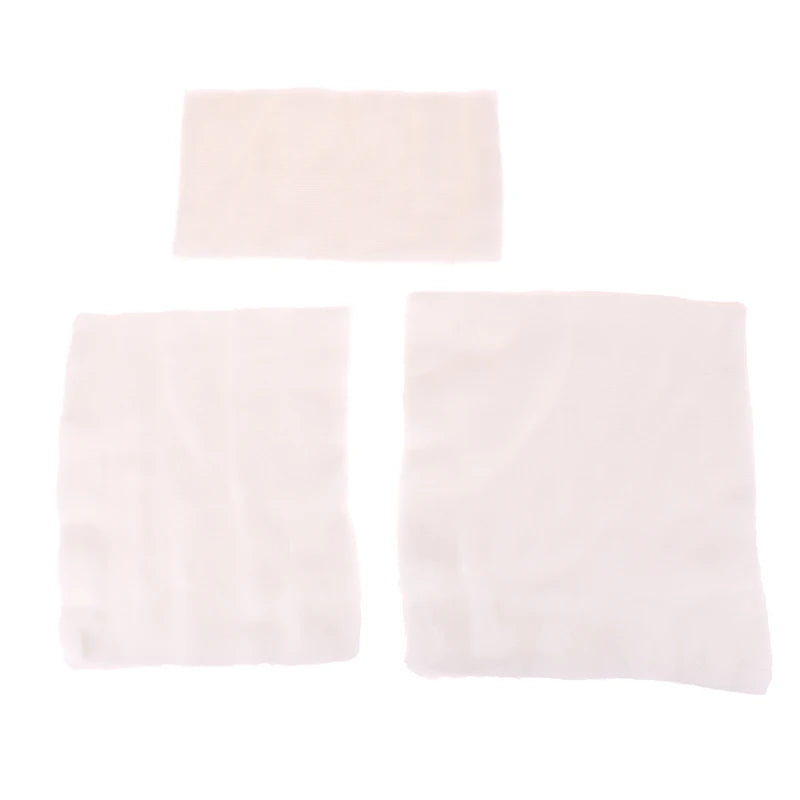 100pcs Disposable Spa Face Gauze Mask Paper Sheet Beauty Salon Special Gauze Block Pre-Cut Facial Sheet Skin Fiber Paper