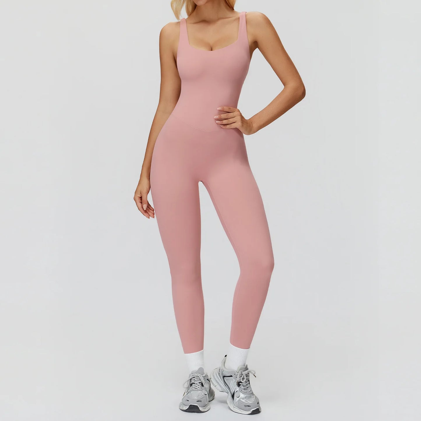 Yoga Set Women's Tight fitting Slimming Jumpsuit Running Exercise fitness Suit Women One-Piece Quick Dry Gym Workout Tracksuit