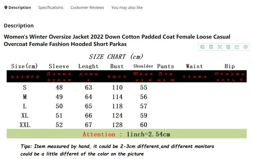 Women's Winter Oversize Jacket Down Cotton Padded Coat Female Loose Casual Overcoat Female Fashion Men Hooded Short Parkas