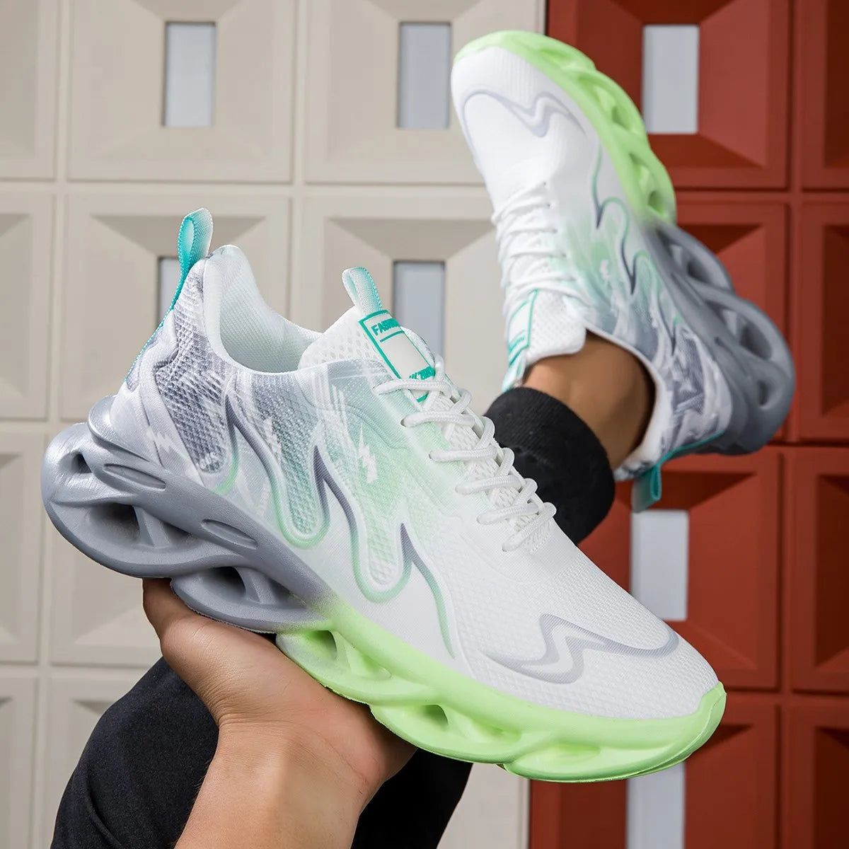 YRZL Sport Men Casual Shoes Outdoor Classic Non Slip Breathable Running Sneaker Men Comfortable Women Athletic Jogging Shoes Man