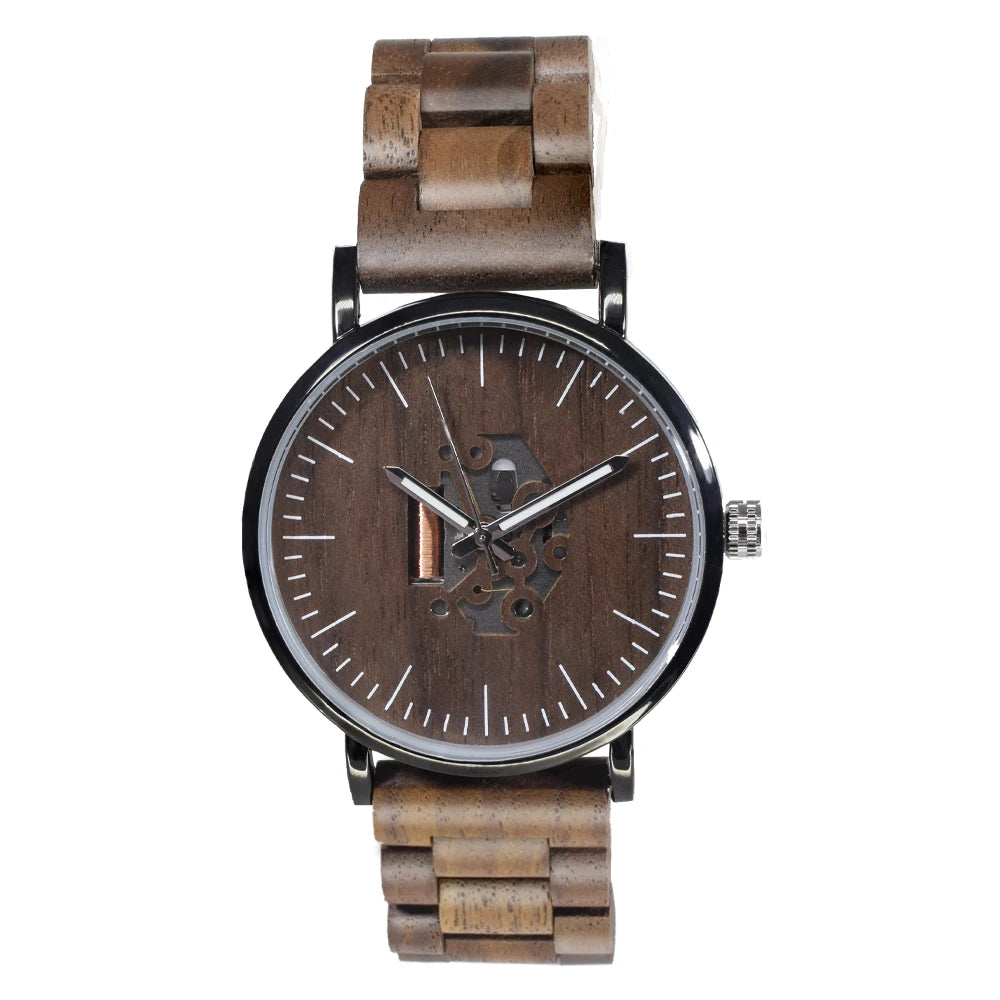 Wooden Watches for  Women Slim Analog Quartz Minimalist Couple Wrist Watch