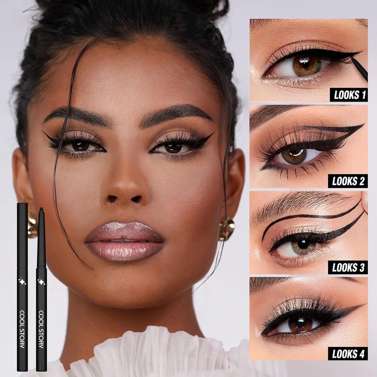 12-color Rainbow Matte waterproof Eyeliner set,professional ultra Long lasting Cream Gel Eyeliner set,Gift Cosmetics for women