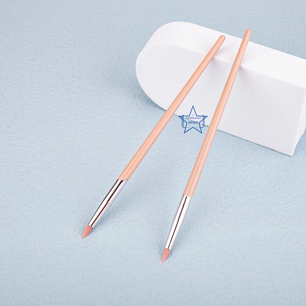 187 Pencil Tip Concealer Brush Tapered Eyeliner Concealer Brush Pink Eye  Liner Pouches ConcealerMakeup Tool