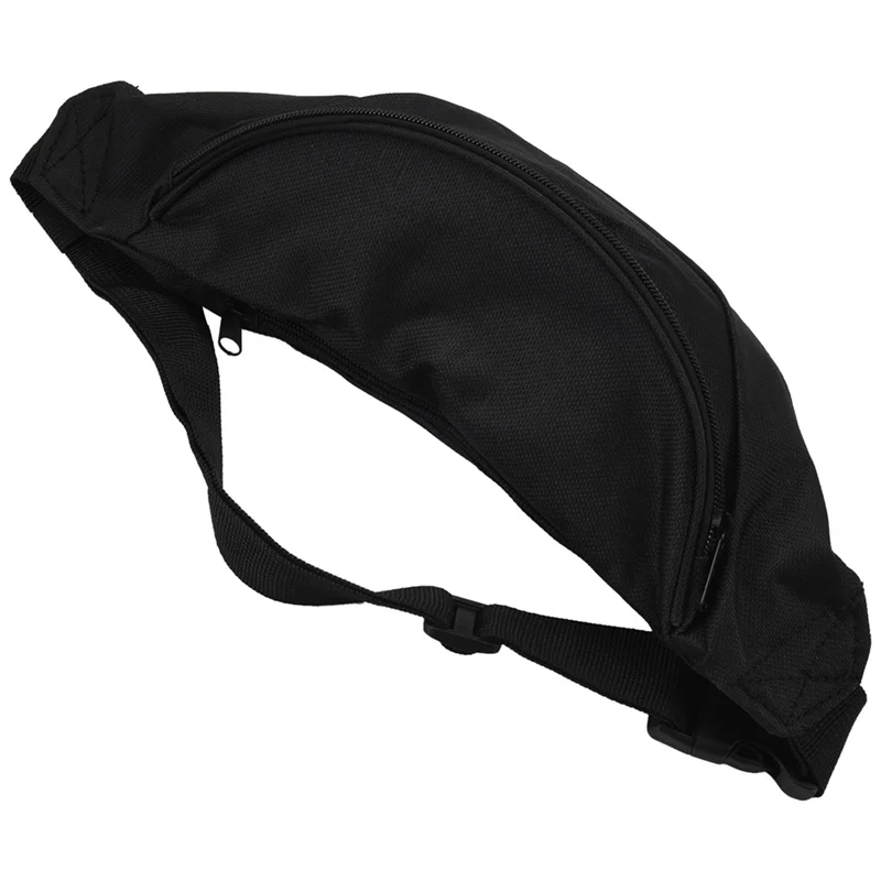 XFDZ-2X Fanny Pack For Women Men Waist Bag Unisex Waist Bag Belt Bag Zipper Pouch Packs Black