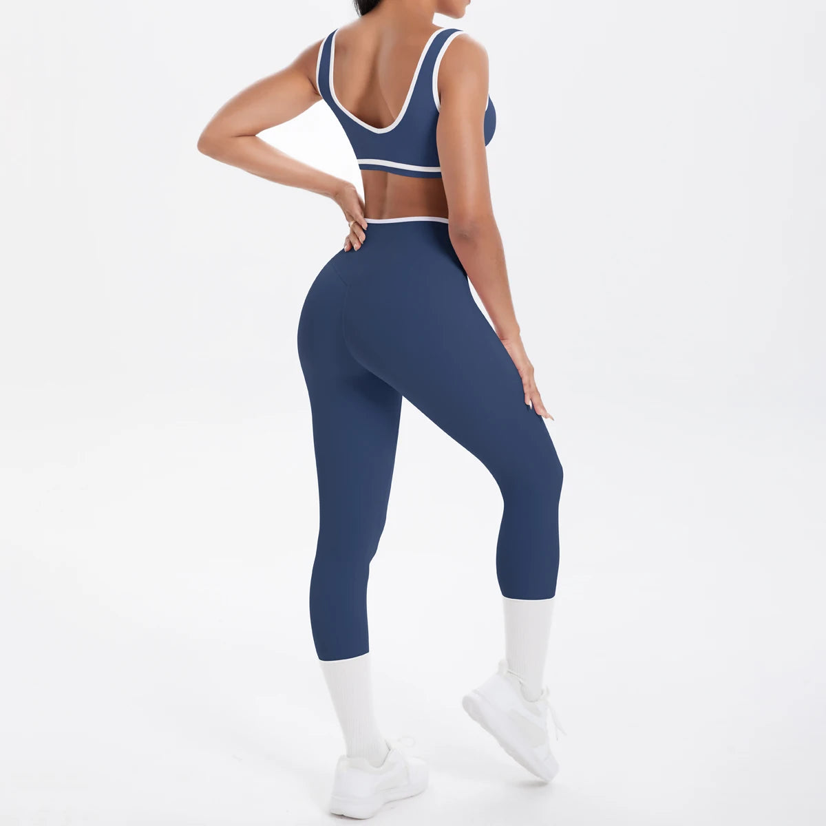 Yoga Set Women Tracksuit Nude Feeling Workout Sets Gym Clothes Push Up Fitness Running Sportwear Sport Bra Leggings Suit