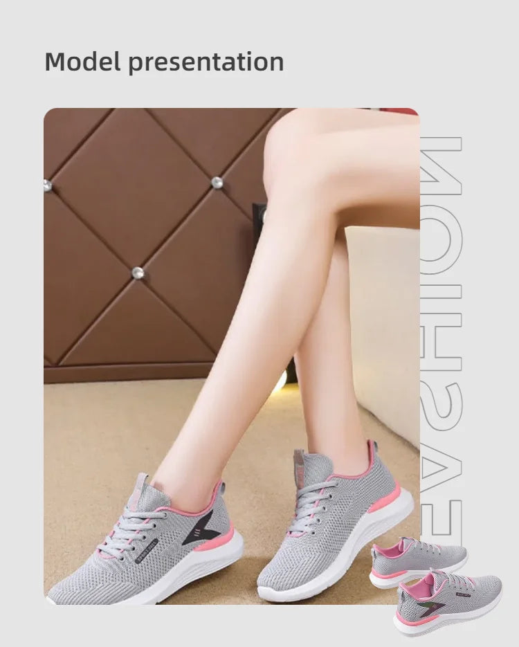 Women’s Lightweight Breathable Running Shoes for Spring Autumn Sports Casual Athletic Sneakers for Women Multifuntional Comfor