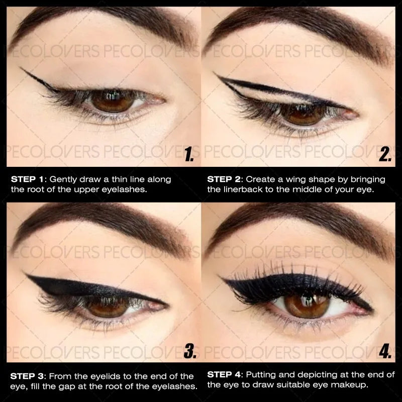 1pcs Eyeliner, Green and Black, Waterproof and Sweat-proof, Long-lasting and Natural, Eyeliner Pen, Eye Cosmetics