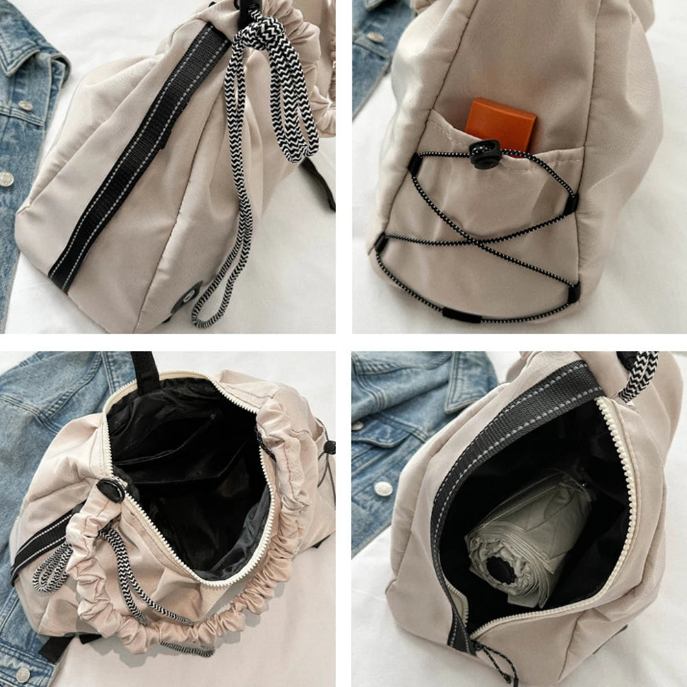 1pcs  Gym Bag for Women-Yoga Mat Bag,Women Gifts Travel Duffle Bag with Shoe Compartment Waterproof Foldable Bags for Plane