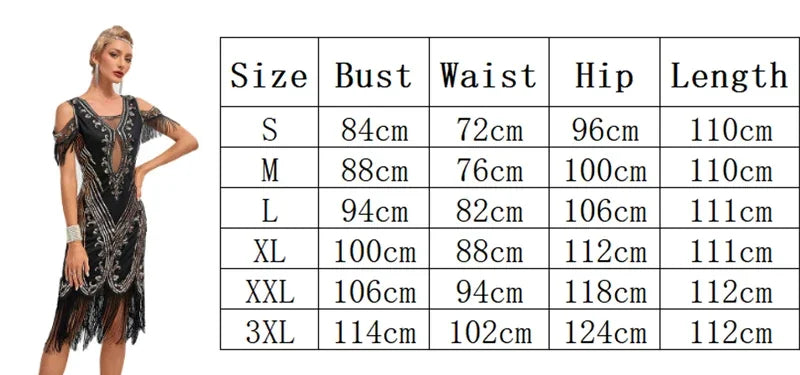 1920s Sleeveless Flapper Dresses Women Great Gatsby Cosplay Dresses Fringed Sequin Roaring 20s Dress Cocktail Party Costume