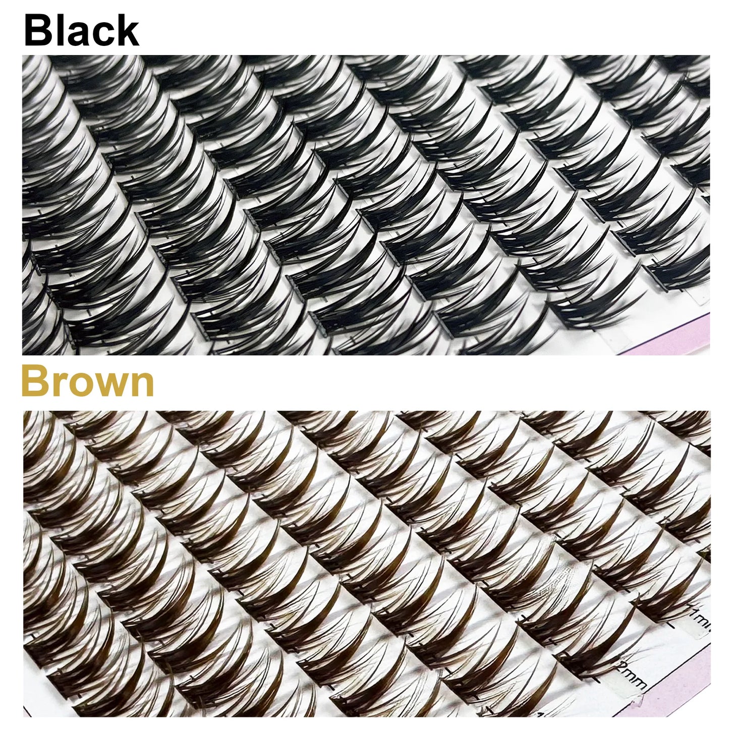 160 Bunches Eyelash Individual Eyelash Cluster Natural Eyelash Extension Russian Volume Makeup Tools Lashes Wholesale