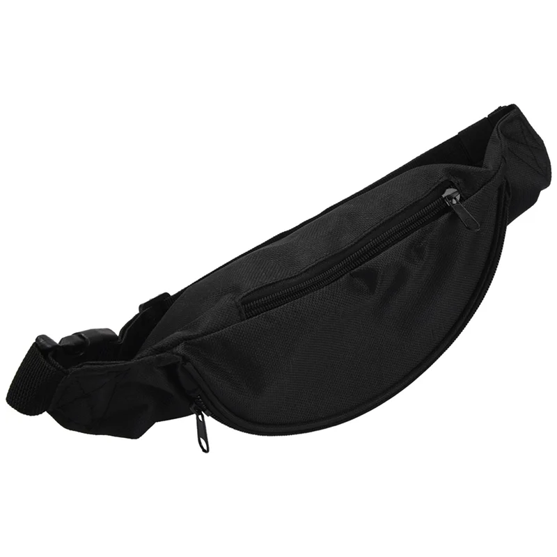 XFDZ-2X Fanny Pack For Women Men Waist Bag Unisex Waist Bag Belt Bag Zipper Pouch Packs Black