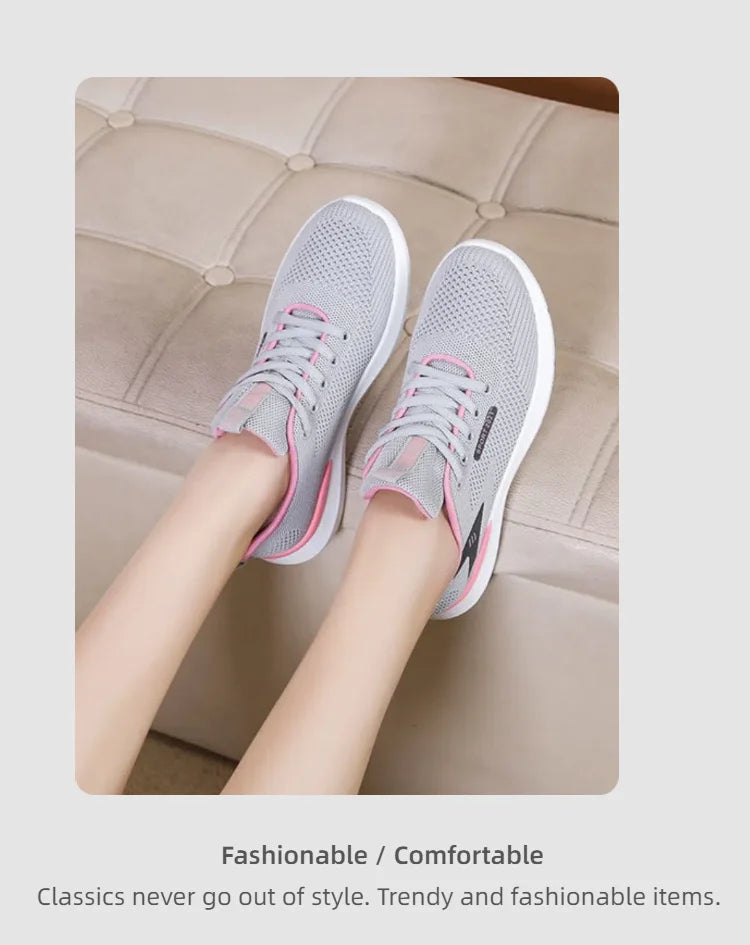 Women’s Lightweight Breathable Running Shoes for Spring Autumn Sports Casual Athletic Sneakers for Women Multifuntional Comfor