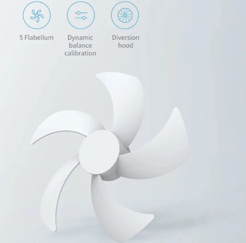 Youpin Edon E808 Wireless Suspended Air Circulation Fan USB Rechargeable Folding Electric Fan Night Light Touch Control 4 Speed