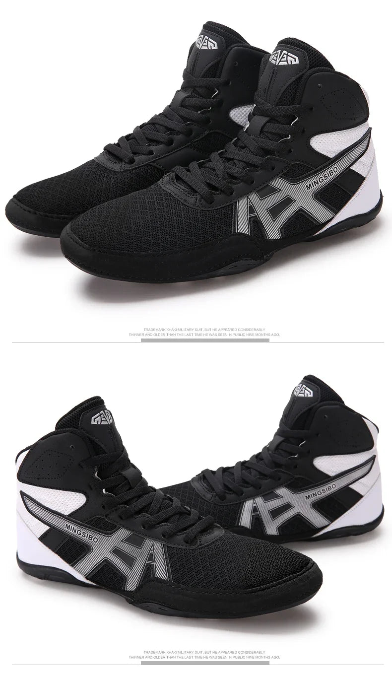 Wrestling Shoes for Men Women Outdoor Training Boxing Sneakers Male Quality Women Sport Flighting Shoes Big Size