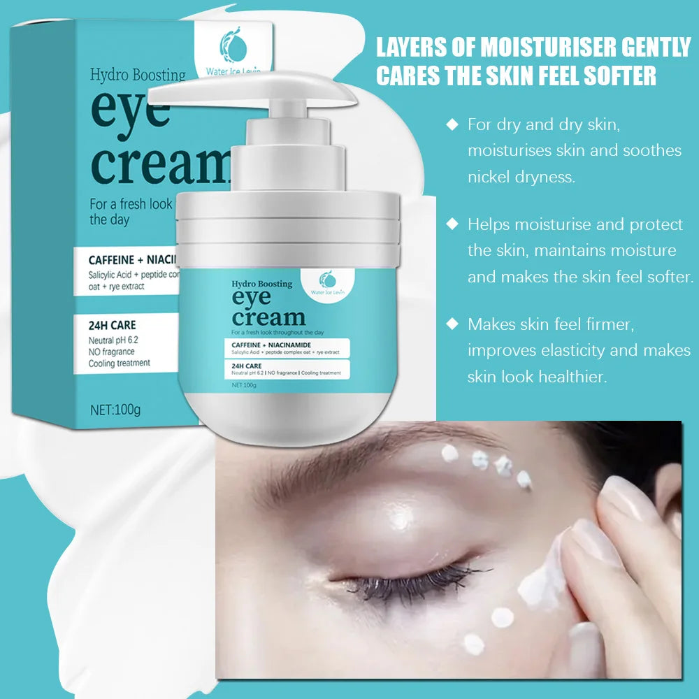 100g Hydrating eye cream: Caffeine + niacin aminosalicylic acid + peptide complex + rye extract