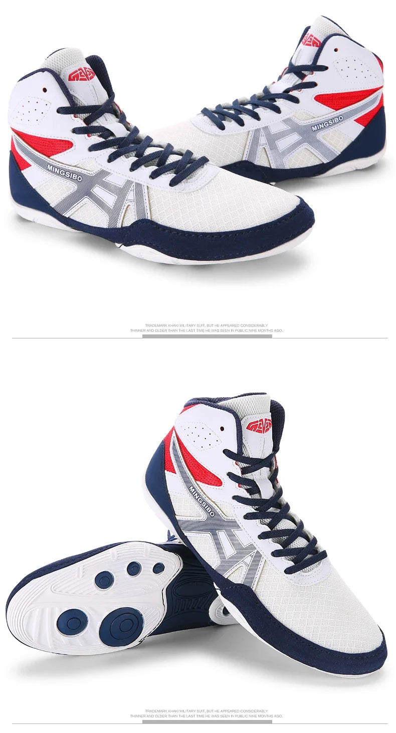 Wrestling Shoes for Men Women Outdoor Training Boxing Sneakers Male Quality Women Sport Flighting Shoes Big Size