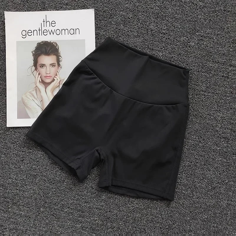 Women's Yoga Sports Shorts High Waist Peach Hip Seamless Sport With Pocket Tights Sports Workout Running Gym Shorts🏃🏻‍♀️🩳