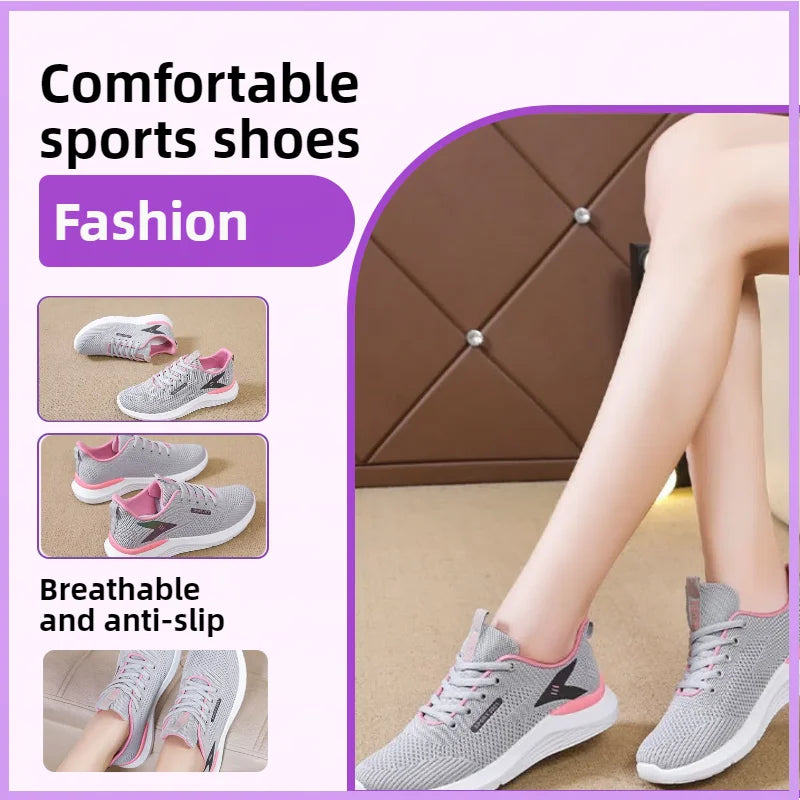 Women’s Lightweight Breathable Running Shoes for Spring Autumn Sports Casual Athletic Sneakers for Women Multifuntional Comfor