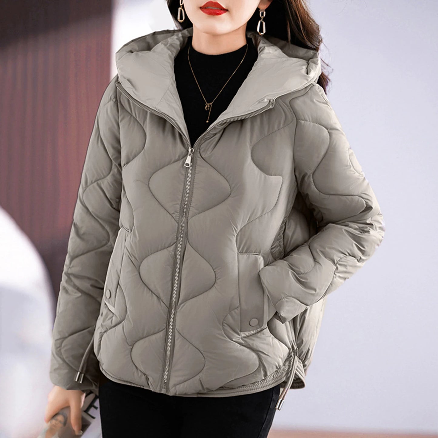 2023 New Women Winter Jacket Long Warm Parkas Female Thicken Coat Cotton Padded Parka Jacket Hooded Outwear M-4XL