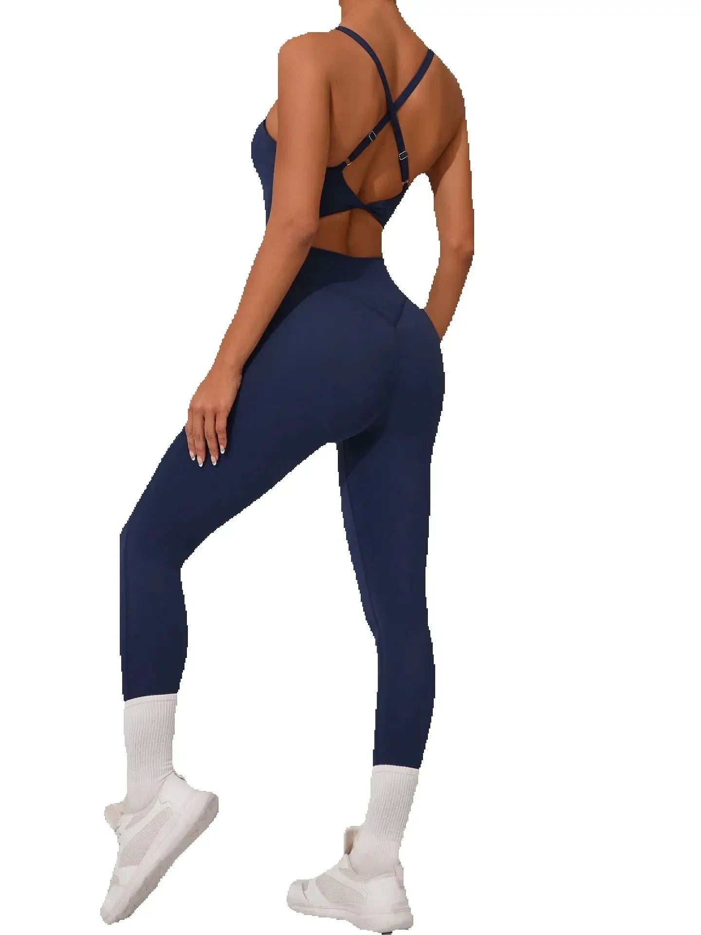 Yoga Set Women Tracksuit  Sports Jumpsuit Sexy Backless One-piece Suit Female Rompers Quick Dry Yoga Clothing Workout Bodysuits