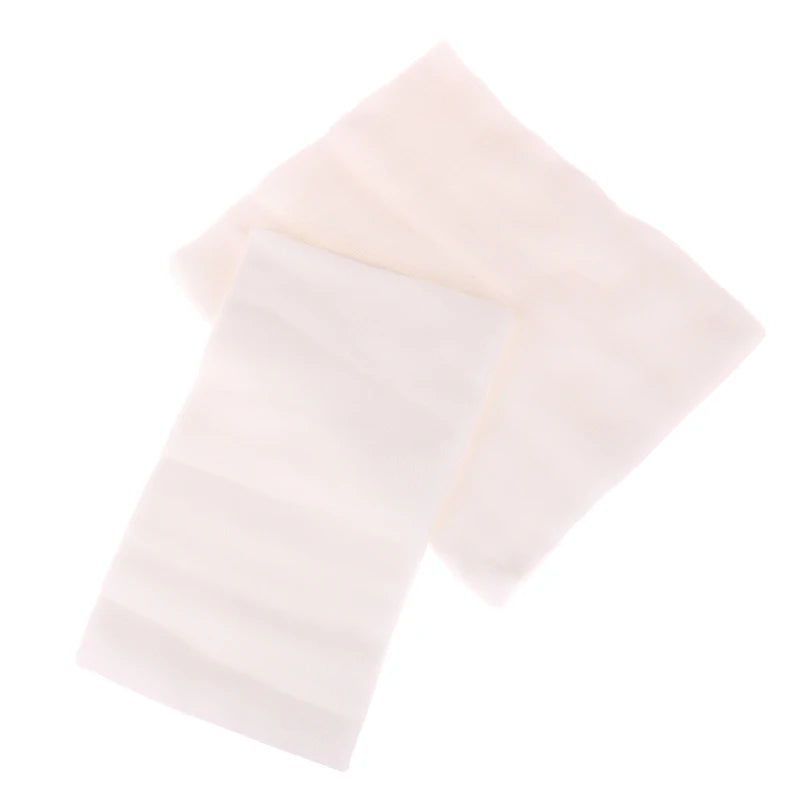 100pcs Disposable Spa Face Gauze Mask Paper Sheet Beauty Salon Special Gauze Block Pre-Cut Facial Sheet Skin Fiber Paper