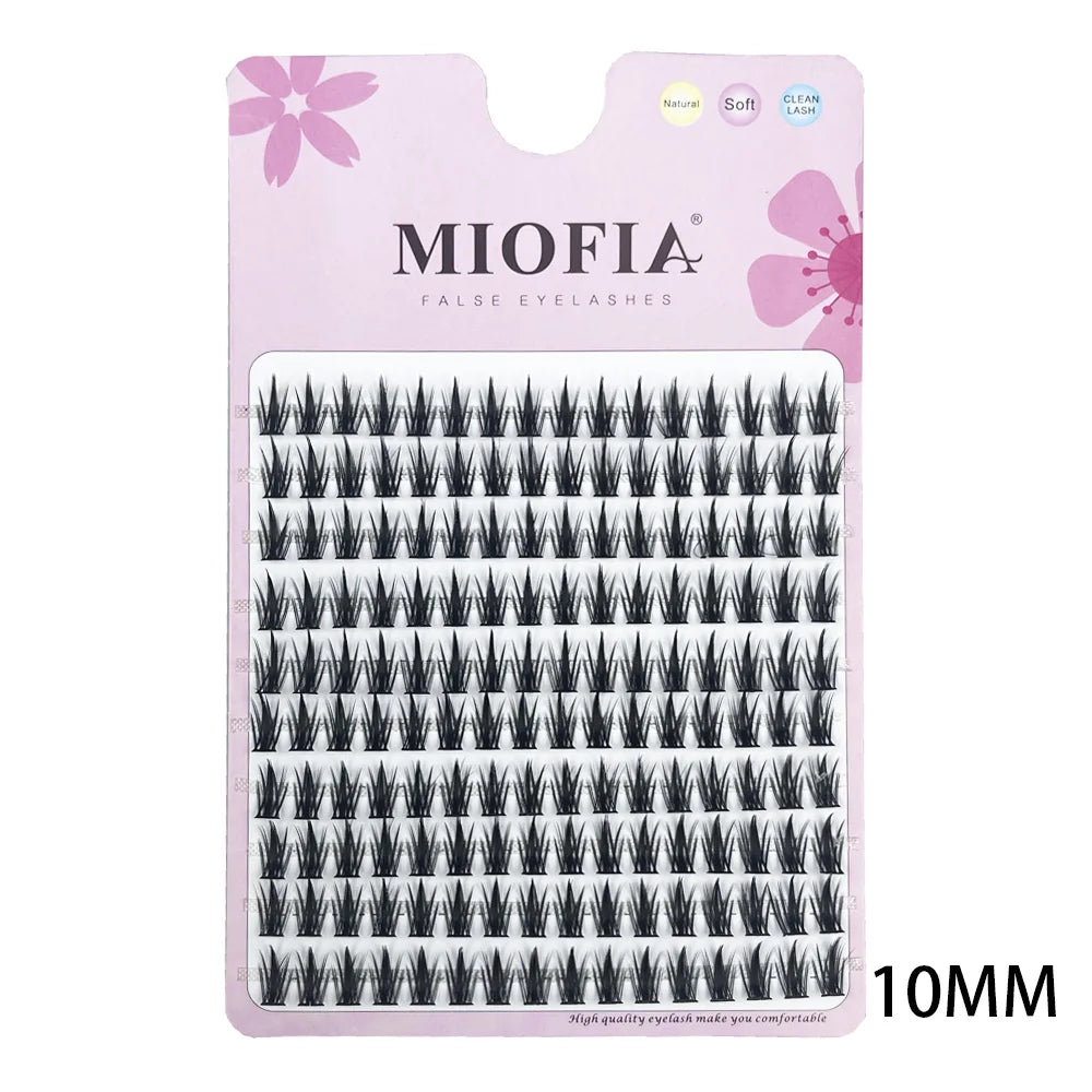 160 Bunches Eyelash Individual Eyelash Cluster Natural Eyelash Extension Russian Volume Makeup Tools Lashes Wholesale