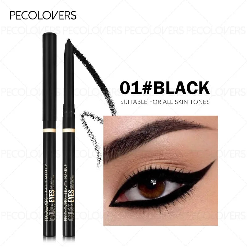 1pcs Eyeliner, Green and Black, Waterproof and Sweat-proof, Long-lasting and Natural, Eyeliner Pen, Eye Cosmetics