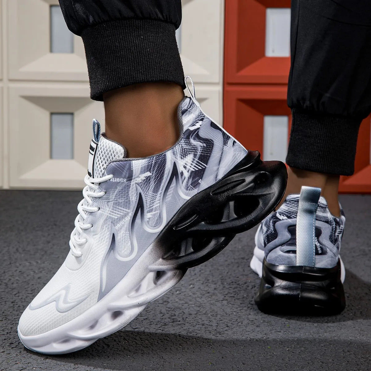 YRZL Sport Men Casual Shoes Outdoor Classic Non Slip Breathable Running Sneaker Men Comfortable Women Athletic Jogging Shoes Man